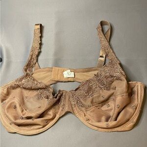 Bali 3573 Minimizer Lace Desire Full Coverage Underwire Bra Womens 42C Brown
